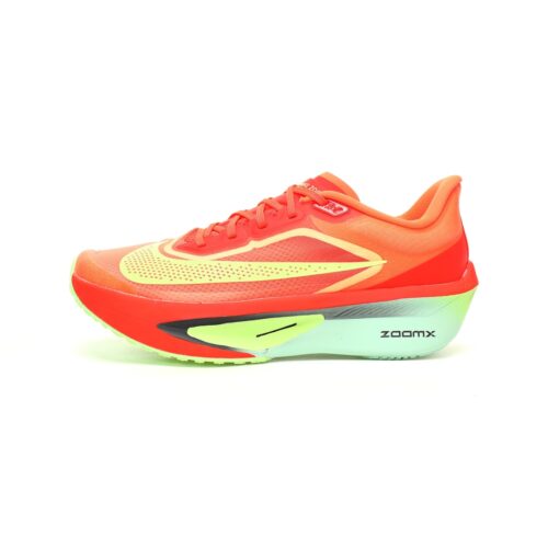 NIKE Zoom Fly 6 Premium"Bright Crimson Lime Blast"Men's and women's shoes FN8454-601 - Image 3