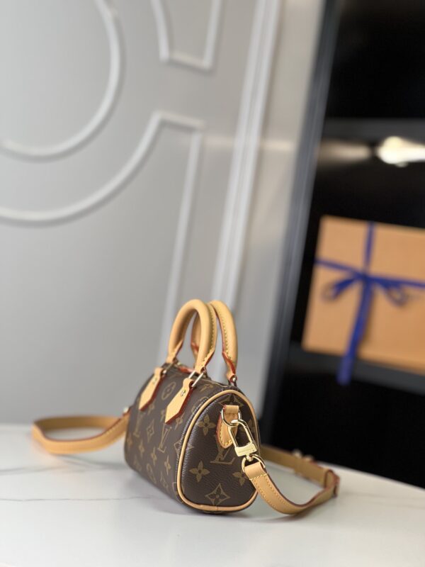 Authentic LOUIS VUITTON Monogram Nano Speedy M81085 Boston bag - Image 3