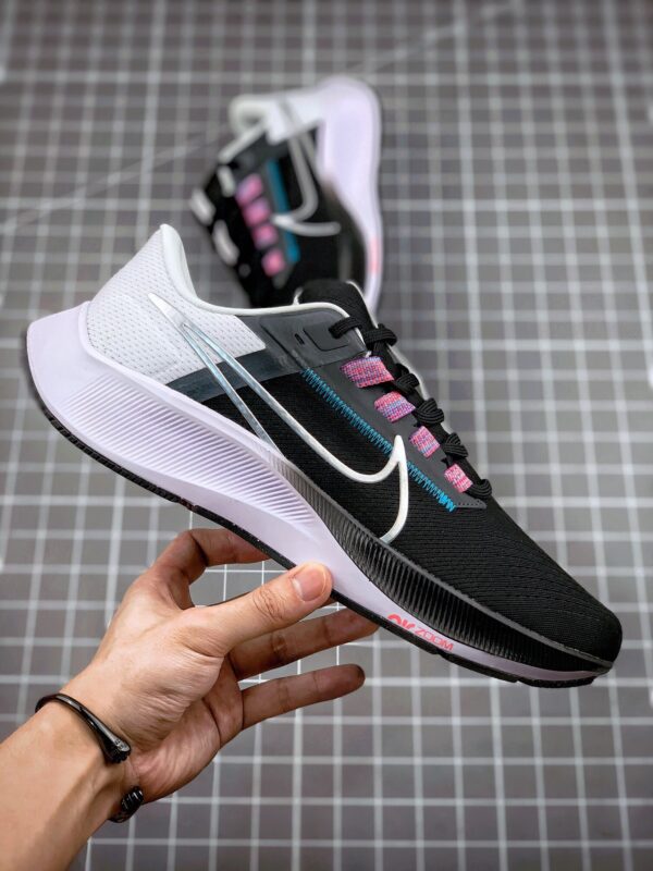 Nike Zoom Pegasus Black White Fuchsia Silver CW7356-003 Men's and women's shoes - Image 5