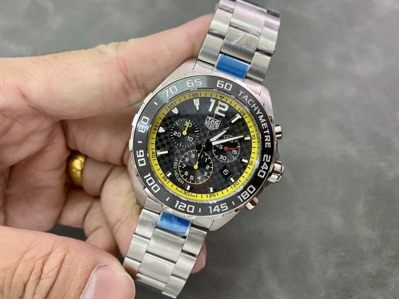 TAG Heuer Formula 1 Chronograph Stainless Steel Black Dial Date CAZ101AC.BA0842 - Image 6