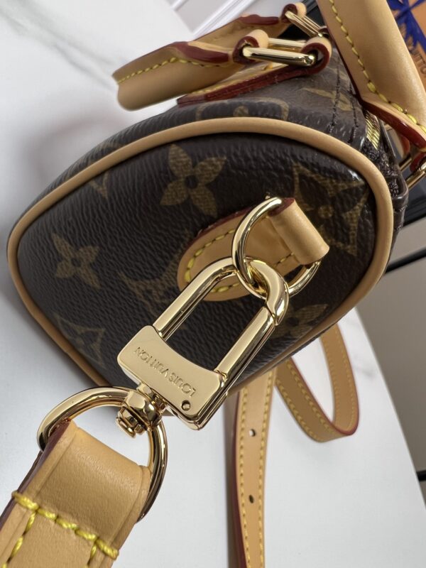 Authentic LOUIS VUITTON Monogram Nano Speedy M81085 Boston bag - Image 6