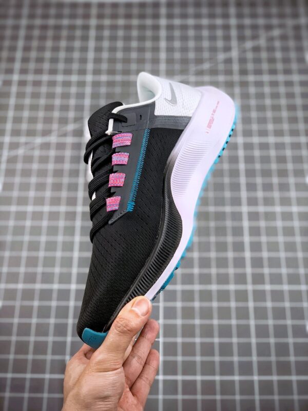 Nike Zoom Pegasus Black White Fuchsia Silver CW7356-003 Men's and women's shoes - Image 7