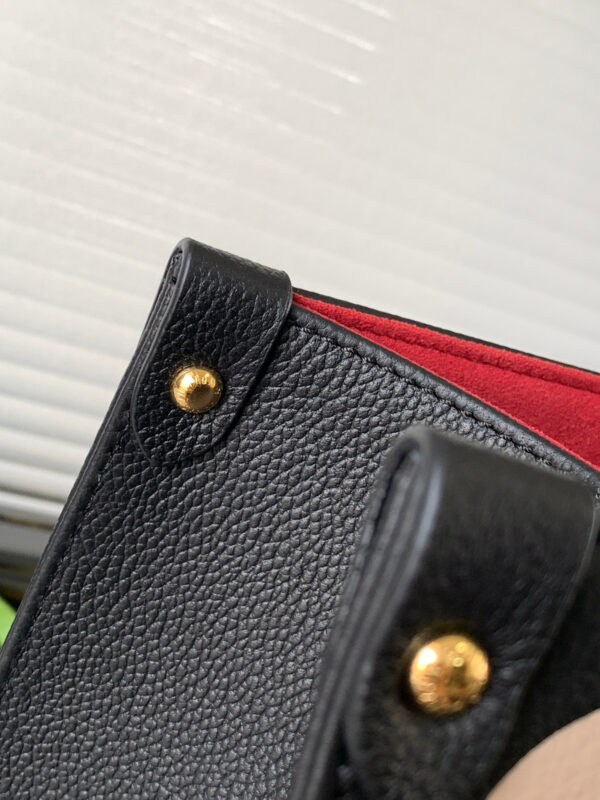 LOUIS VUITTON On the Go MM Bicolor Shoulder Tote Bag M45494 Monogram empreinte - Image 6