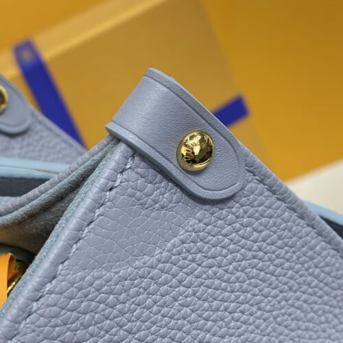 LOUIS VUITTON LV OnTheGo PM 2 Way Bag M46840 Monogram Empreinte Light Blue - Image 7