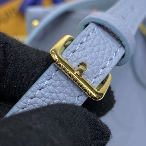 LOUIS VUITTON LV OnTheGo PM 2 Way Bag M46840 Monogram Empreinte Light Blue - Image 8