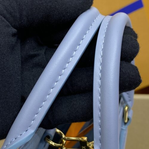 LOUIS VUITTON LV OnTheGo PM 2 Way Bag M46840 Monogram Empreinte Light Blue - Image 9