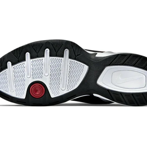 Nike Air Monarch IV White Black Men and Women Athletic Shoes Sneakers - Image 5