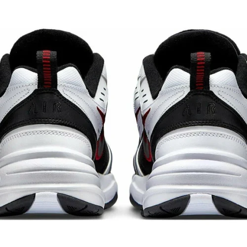 Nike Air Monarch IV White Black Men and Women Athletic Shoes Sneakers - Image 3