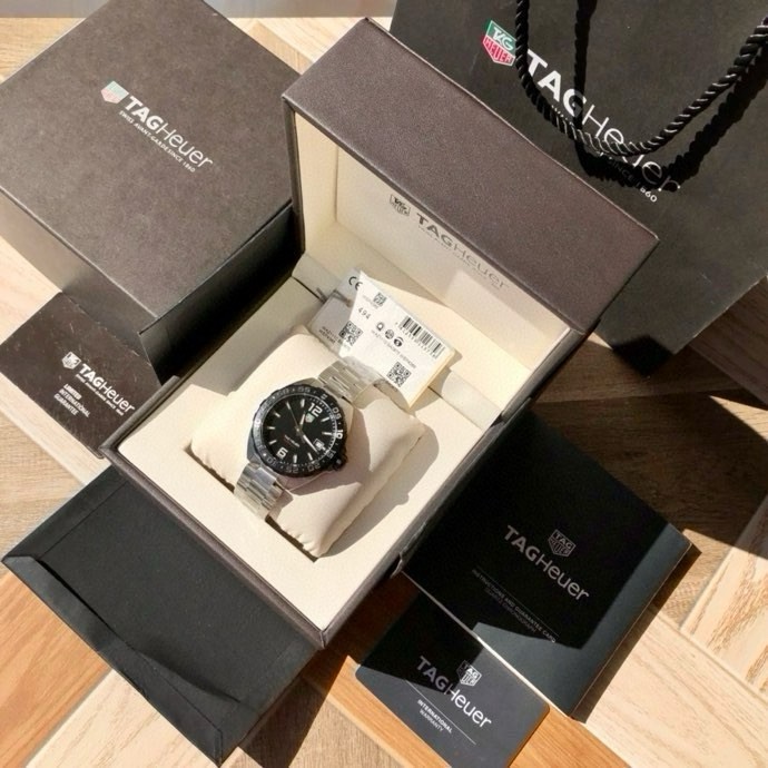 Tag Heuer Formula 1 Quartz Black Dial Steel Men's Watch WAZ1110.BA0875