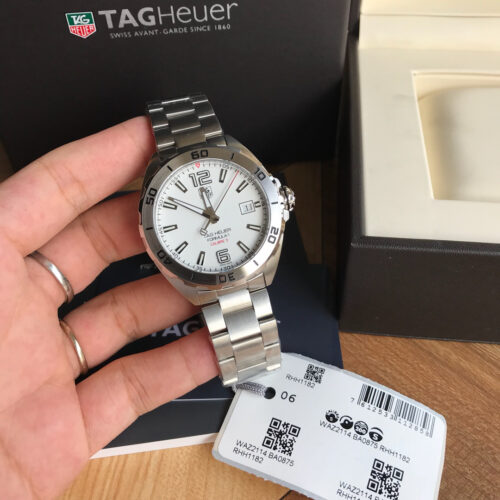 TAG Heuer Formula 1 Mechanical Men's Watch WAZ2114 White - Image 2