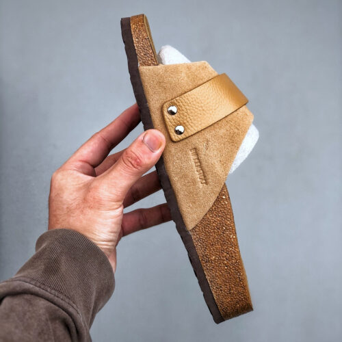 Birkenstock flip-flops Comfort Leather Sandals Women's Shoes - Image 4