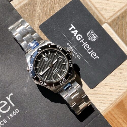 TAG HEUER Aqua Racer Caliber 5 WAK2110 Date Automatic Men's Watch - Image 9