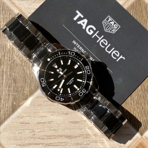 Tag Heuer WAY131A.BA0913 Womens Midsize Aquaracer Watch Black Ceramic Silver - Image 9