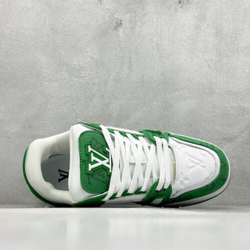 Louis Vuitton Trainer Low Sneaker  Men's and Women Trainer Sneaker - Image 4