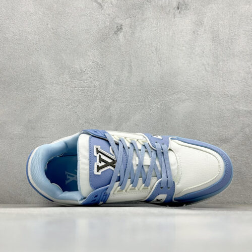 Louis Vuitton Trainer Low Sneaker  Men's and Women Trainer Sneaker - Image 4