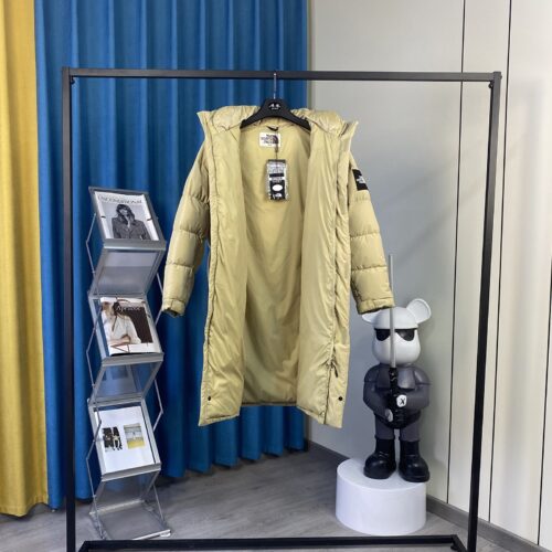 𝐓𝐡𝐞 𝐍𝐨𝐫𝐭𝐡 𝐅𝐚𝐜𝐞 F22 Women's long down Thick Velvet Down Jacket - Image 9