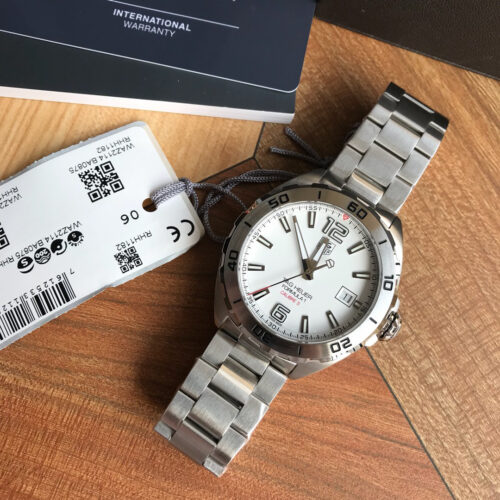 TAG Heuer Formula 1 Mechanical Men's Watch WAZ2114 White - Image 8