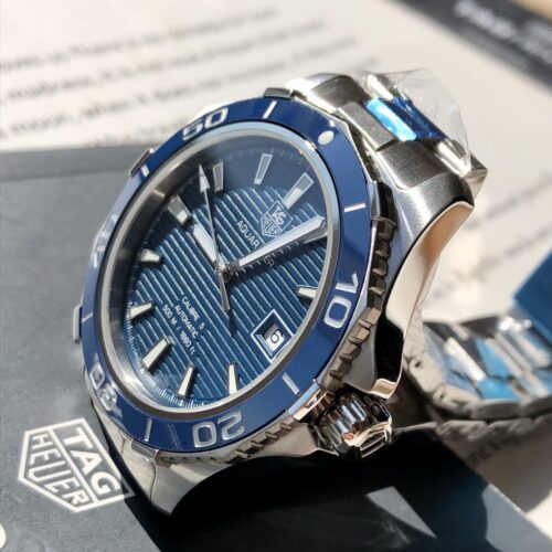 TAG HEUER Aqua racer WAK2111 Caliber 5 blue Dial Automatic Men's Watch - Image 8