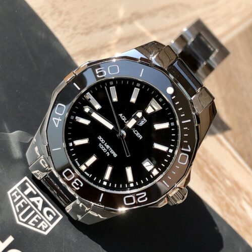 Tag Heuer WAY131A.BA0913 Womens Midsize Aquaracer Watch Black Ceramic Silver - Image 8