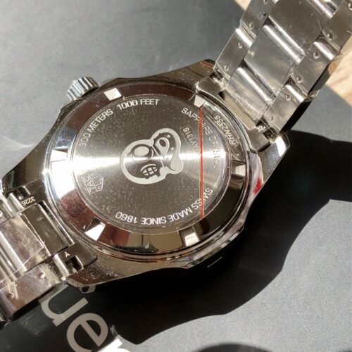 TAG Heuer Aquaracer WAY131S Date Quartz SS BlueShell Women's Wristwatches - Image 7