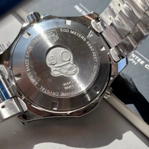 TAG HEUER Aqua racer WAK2111 Caliber 5 blue Dial Automatic Men's Watch - Image 7