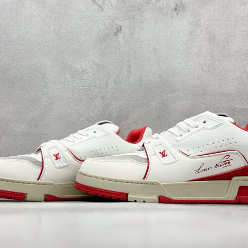 Louis Vuitton Trainer Low Sneaker  Men's and Women Trainer Sneaker - Image 7