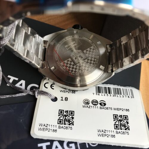 TAG Heuer 41mm Formula 1 White Dial Steel Strap Quartz Watch WAZ1111 - Image 3