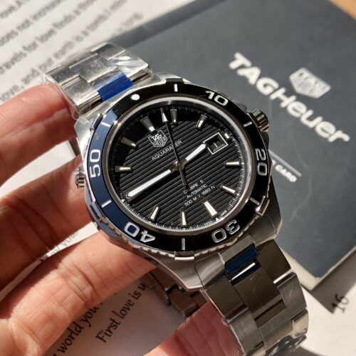 TAG HEUER Aqua Racer Caliber 5 WAK2110 Date Automatic Men's Watch - Image 6