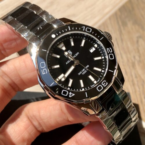 Tag Heuer WAY131A.BA0913 Womens Midsize Aquaracer Watch Black Ceramic Silver - Image 6