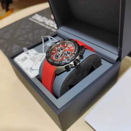Tag Heuer Formula 1 Chronograph Quartz red Dial Men's Watch - Image 5