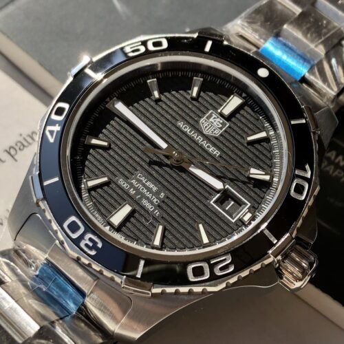 TAG HEUER Aqua Racer Caliber 5 WAK2110 Date Automatic Men's Watch - Image 5