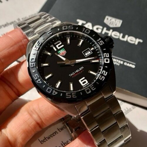 Tag Heuer Formula 1 Quartz Black Dial Steel Men's Watch WAZ1110.BA0875 - Image 5