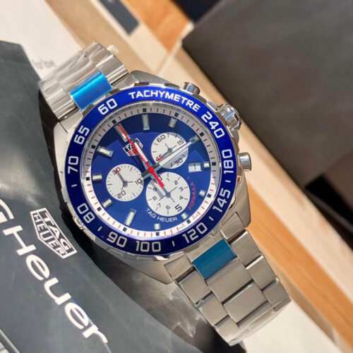 Tag Heuer Men's Formula 1 Quartz Chronograph 43mm Watch CAZ1018.BA0842 Blue/White - Image 4