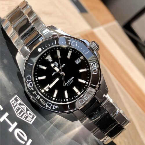 TAG HEUER Aquaracer WAY131A Date Black Dial Quartz Ladies Watch - Image 4