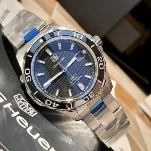 TAG HEUER Aqua Racer Caliber 5 WAK2110 Date Automatic Men's Watch - Image 4