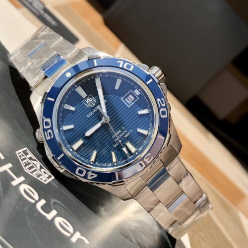 TAG HEUER Aqua racer WAK2111 Caliber 5 blue Dial Automatic Men's Watch - Image 4