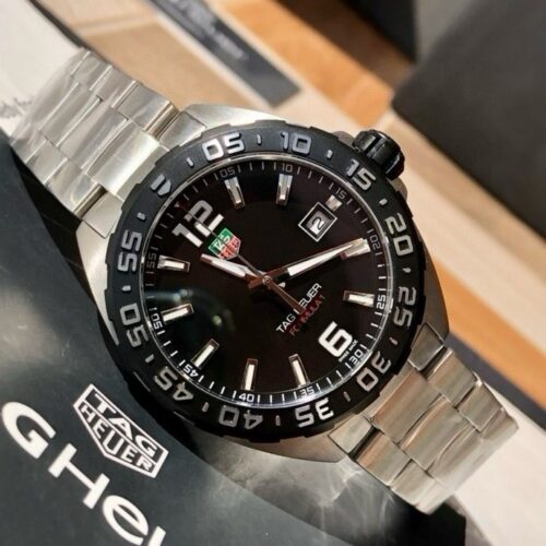 Tag Heuer Formula 1 Quartz Black Dial Steel Men's Watch WAZ1110.BA0875 - Image 4
