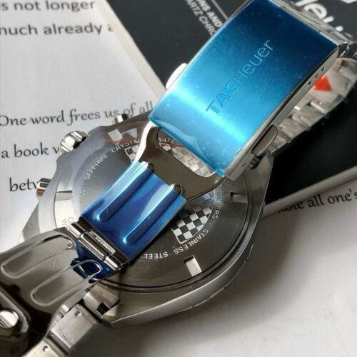 Tag Heuer Formula 1 Chronograph Blue Dial Quartz 43mm Watch Steel CAZ101K.BA0842 - Image 3