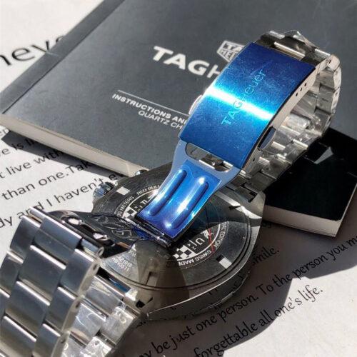 Tag Heuer Men's Formula 1 Quartz Chronograph 43mm Watch CAZ1018.BA0842 Blue/White - Image 3