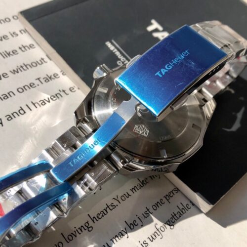 Tag Heuer Aquaracer Automatic 43mm Green Dial Men's Watch WAY201S - Image 3