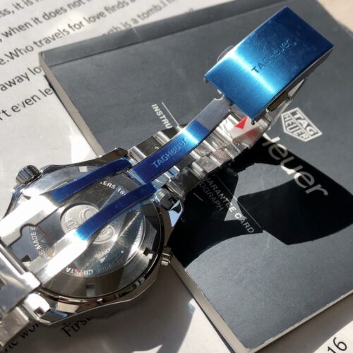 TAG HEUER Aqua racer WAK2111 Caliber 5 blue Dial Automatic Men's Watch - Image 3