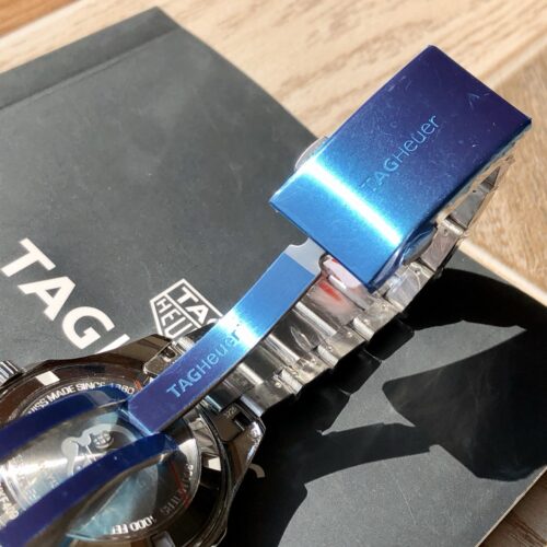 Tag Heuer Aquaracer Women's Watch 35MM Blue Diamond Watch WAY131L - Image 3