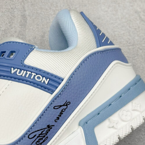 Louis Vuitton Trainer Low Sneaker  Men's and Women Trainer Sneaker - Image 9