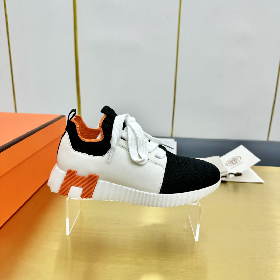 0 Hermes Lift Slip-On Sneakers Men's Women's Sports Shoes - Image 1