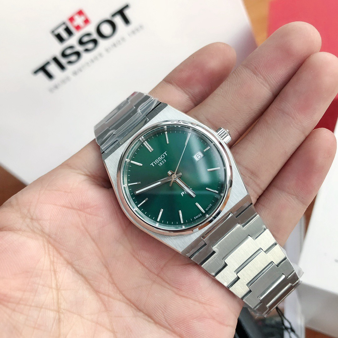Tissot PRX 35mm Green Dial Quartz Stainless Steel Watch T137.210.11.081.00