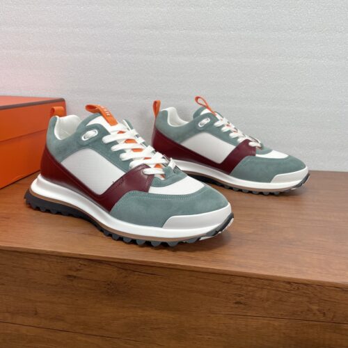 Hermes Le Sneakers White/Blue Men’s Shoes - Image 7