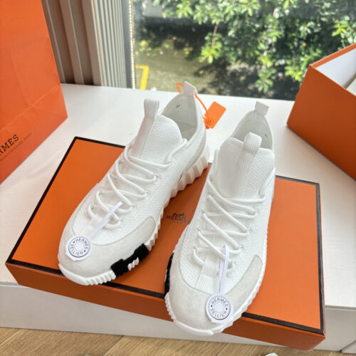 Hermes Lift Slip-On bouncing White Men’s Women’s Shoes - Image 7