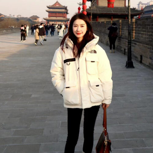 The North Face Men's Women's Hooded Parka Jacket Coat - Image 7