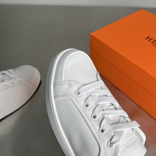 Hermes Kiddy Men's White Casual Shoes - Image 5