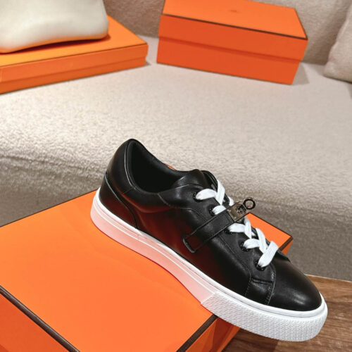 Hermes Men's Black Casual Shoes - Image 6